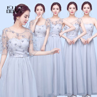伴娘服2018新款韩版长款伴娘团礼服长裙姐妹裙伴娘礼服小礼服女