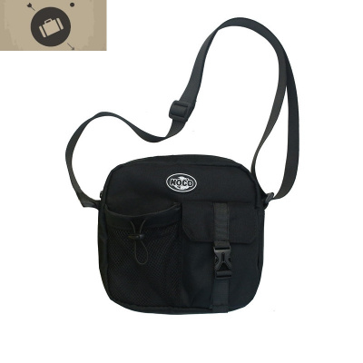 潮牌斜挎包男ins潮小包韩版潮流背包学生单肩包男生日系工装包包艾狄伊娃斜挎包男