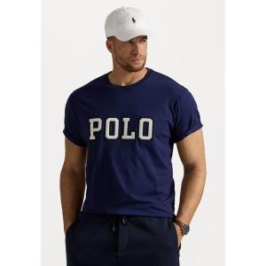 Ralph lauren棉质圆领刺绣宽松直筒男士短袖T恤森林洗水印花