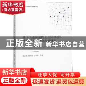正版 基于关系传递的企业网络组织结构嵌入与控制机制研究 彭正银