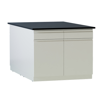 臻远 ZY5052705 实验台实验室 工作台实验桌操作台 全钢暖白1米中央台