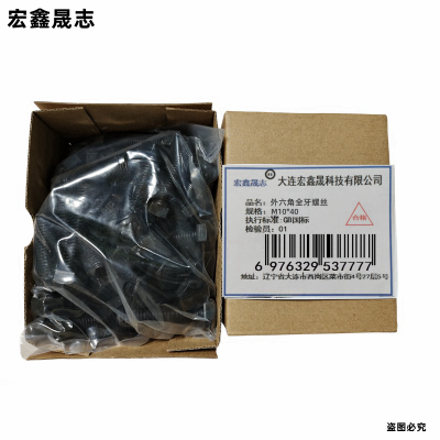宏鑫晟志 外六角全牙螺丝 M10*40 单位:个
