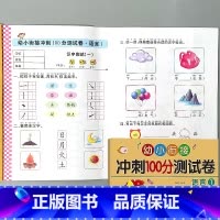 语言1-幼小衔接 冲刺100分测试卷 [正版]幼小衔接冲刺100分测试卷汉语拼音语言数学试卷一日一练幼儿园中大班练习册1