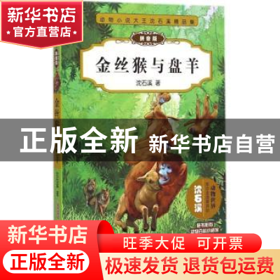 正版 金丝猴与盘羊 沈石溪著 安徽少年儿童出版社 9787539778662