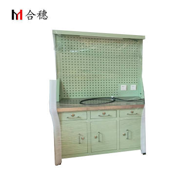 合穗不锈钢订制工作台HS-DZGZT-001(1500*800*800mm有背板)/套