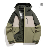 户外情侣款秋冬季石墨烯棉衣男加厚保暖连帽休闲男士棉服棉袄外套