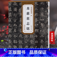 [正版]历代碑帖精粹 隋 苏慈墓志铭 苏孝慈墓志铭 简体旁注原碑帖彩色放大本名家古帖临摹楷书小楷毛笔书法字帖 薛元明编