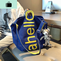 帆布包包女大容量托特包2020新款潮时尚单肩大学生上课包百搭insNEW LAKE女斜挎包