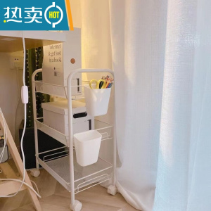 敬平网红简易储物架卧室化妆品整理储物架收纳架置物架美容美甲