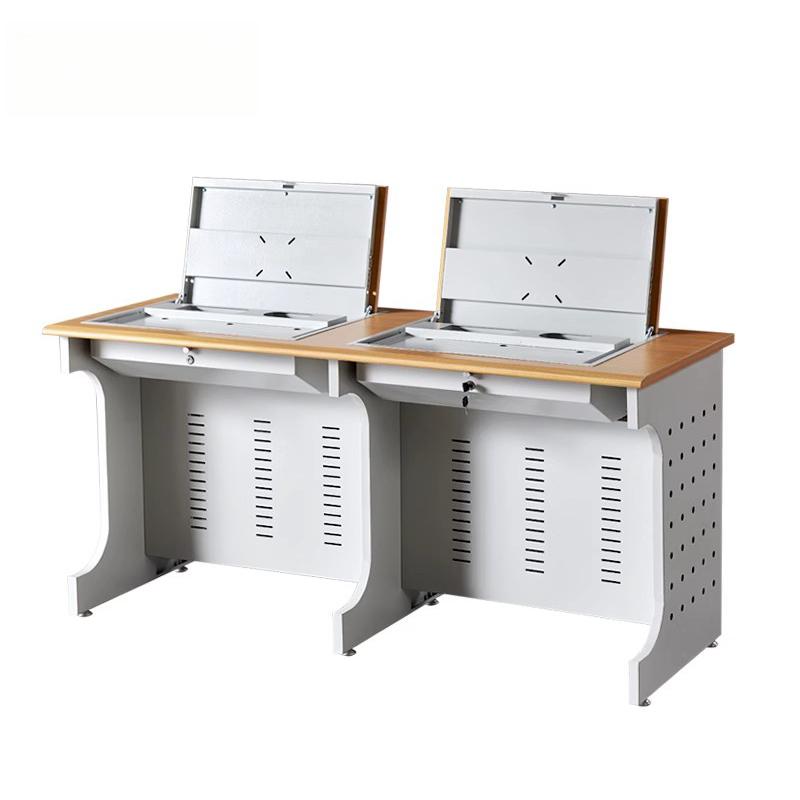 星瀚锐驰 翻转电脑桌培训桌双人位1600*600*750mm XH-002