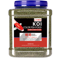 鱼食锦鲤饲料观赏鱼金鱼饲料小颗粒鱼粮高螺旋藻增色不浑水鱼食料
