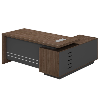 易企采 1800*1600*750mm老板办公桌 经理桌总裁桌主管桌办公家具大班台