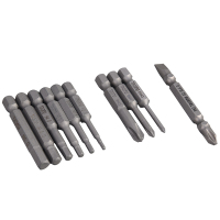 takama（高松）408562 批头套装六角十字批头组合10件套起子头旋具头电动批头S2带强磁