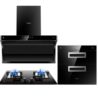 樱花(SAKURA)烟灶消套装7字型抽油烟机家用顶吸侧吸式油烟机CXW-280-QA01+B9201+c01天然气