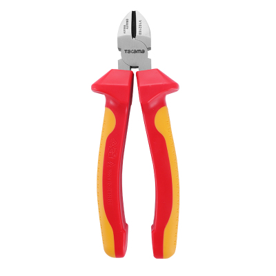 takama 高松 VDE绝缘耐压斜嘴钳偏口钳电子剪钳7英寸 v102180