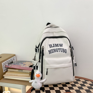 Ceba街头潮流2023新款书包男女大简约旅行包高中生初中生双肩包