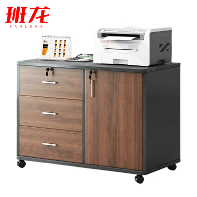 班龙矮柜储物柜三抽一门台