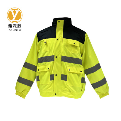 雅霖服 高可视性冬季防护服可定制YLF-2629 套