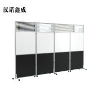汉诺鑫威办公室屏风折叠移动高隔断墙现代简约推拉活动可工厂车间定制简易[工厂现做 7天内发货]