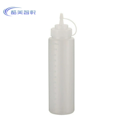 酷美智悦 塑料挤酱瓶白色650ml KM-JZ476 个