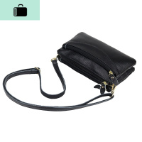 婆婆女包斜挎小包包单肩软皮多层拉链妈妈买菜包手机零钱包NEW LAKE