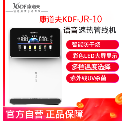 康道夫净水器KNDF-JR-10壁挂管线机 家用语音速热无胆杀菌管线机