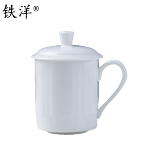 铁洋 纯白凹凸景瓷杯 9cm*15cm 个