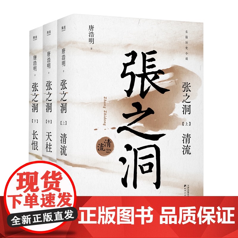 张之洞 2025年新版唐浩明长篇历史小说天津古籍出版社晚清三部曲收官之作一书了解张之洞为谋求中国富强探索挣扎的一生 果麦