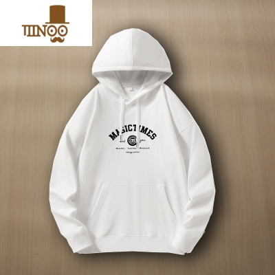 YANXU2013新款港风潮牌宽松百搭毛圈秋季连帽外套男潮感卫衣