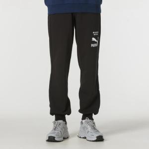 Puma彪马男裤新款针织宽松舒适休闲运动长裤628095-01 ZP