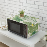 床头柜盖巾棉麻布艺盖布防水防油罩通用烤箱罩防尘罩微波炉罩 LC-07 防水.洗衣机.冰箱[140*55cm]