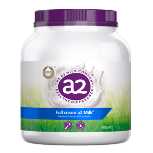 a2高钙蛋白紫吨吨全脂成人奶粉 900g 1罐 A2儿童学生孕妇中老年牛奶 含β-酪蛋白 澳洲进口
