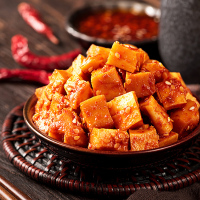 满300减210[三只松鼠_牛板筋120g]休闲零食四川特产肉脯小吃牛肉干烧烤味