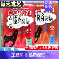 [4本]古诗文+现代文+课外阅读训练 B版+阅读同步拓展训练 B版 小学二年级 [正版]新黑马阅读古诗文课外阅读小学生一
