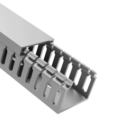 中锦科技 PVC线槽 齿形阻燃行线槽 高50×宽50 米