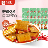 [1袋约30包]良品铺子Q弹豆干香辣味烧烤五香味小吃零食辣条小吃