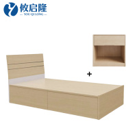 攸启隆床+床头柜1.2*2m套