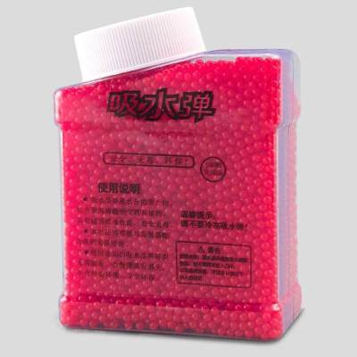 水晶10000弹子儿童弹软弹吸水万发晶珠发1水玩具弹红色盒装-11-13mm32000颗-
