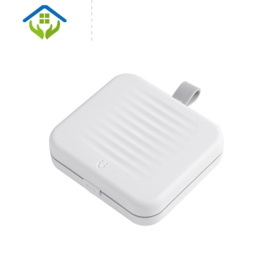 御蓝锦磁吸实用针线盒套装家用多功能便捷小型宿舍针线包工具收纳盒白色磁吸设计21件套-