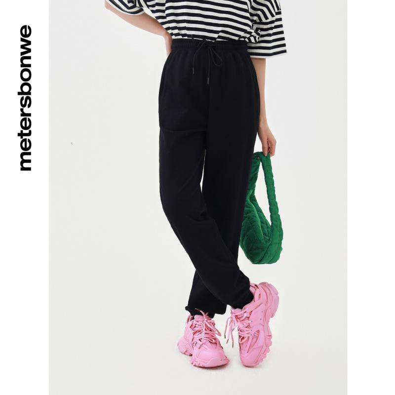 [1件5折价:79.5]美特斯邦威运动裤女简约夏季时尚百搭舒适轻薄女士休闲裤