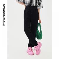 [1件5折价:79.5]美特斯邦威运动裤女简约夏季时尚百搭舒适轻薄女士休闲裤