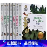[正版]国际大奖儿童文学小说 彩色套装共7册 柳林风声/丛林历险记/父与子/青鸟/彩虹鸽/木头娃娃的旅行/细菌世界课外读