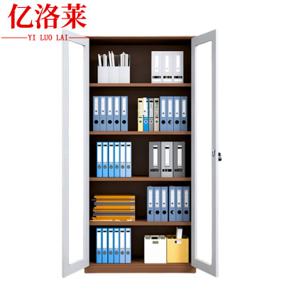 亿洛莱 拆装文件备品柜 通玻 900*400*1850mm 台