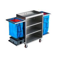 百晟长恒 BSCH-STCH03 双边客房清洁服务手推车(计价单位:台)银色