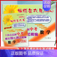 中考模拟精编[数学](试卷+答案) 九年级/初中三年级 [正版]2024灿烂在六月上海中考真卷全套语文数学英语物理化学