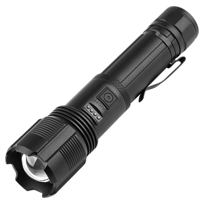 三极户外(Tri-Polar) TP5078 强光变焦P50灯芯手电筒5档调节 黑色