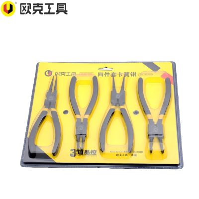 欧克 卡簧钳四件套外直外弯内直内弯 7英寸OK-3523 套