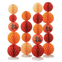 锦瑞星节庆装饰蜂窝球立柱C-A1/件