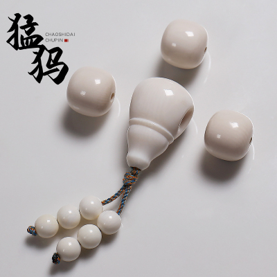 猛犸象牙佛头圆珠桶珠散珠手串配件隔珠背云星月金刚菩提配饰套餐送女朋友老婆情人节七夕生日礼物