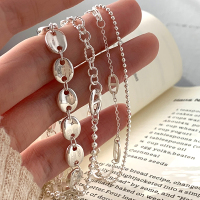 S925纯银猪鼻扣手链女叠戴时尚小众韩版手饰新款礼物气质时髦送女朋友老婆情人节七夕生日礼物